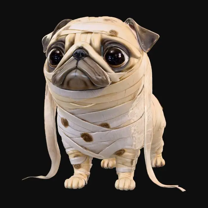 3D model for Mummified Pug Adventure