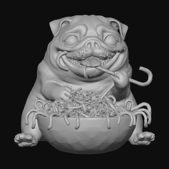 3D model for Candy Pug Delight, #Christmas2025#