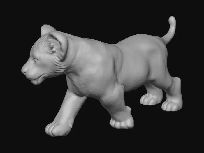 3D model for Lion Cub’s First Steps