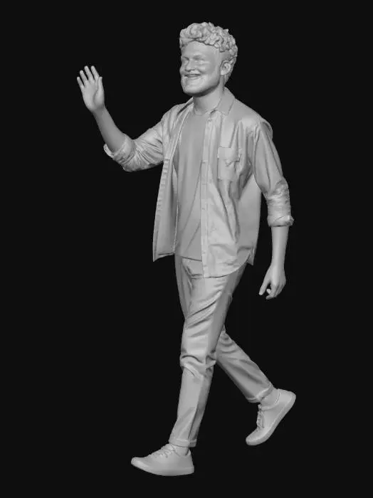 3D model for Waving Walk