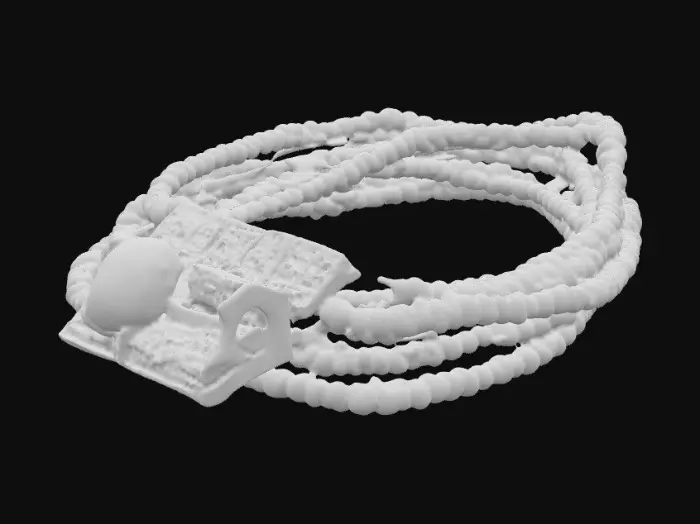 3D model for Pearl Elegance Bracelet