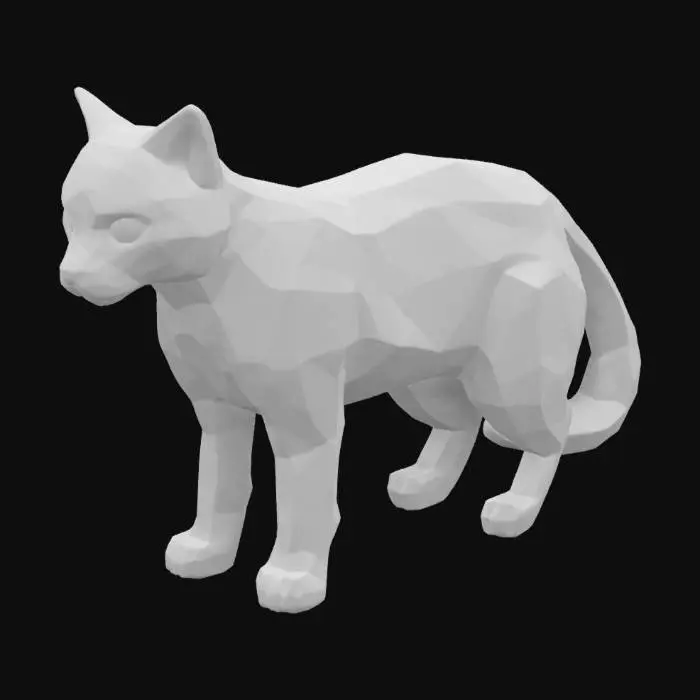 3D model for Emerald Prism Cat