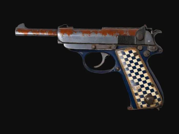 3D model for Walther P38