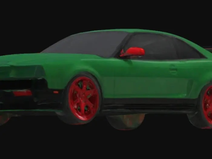 3D model for Sports Car Silhouette