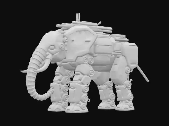 3D model for MECHA-ELEPHAR