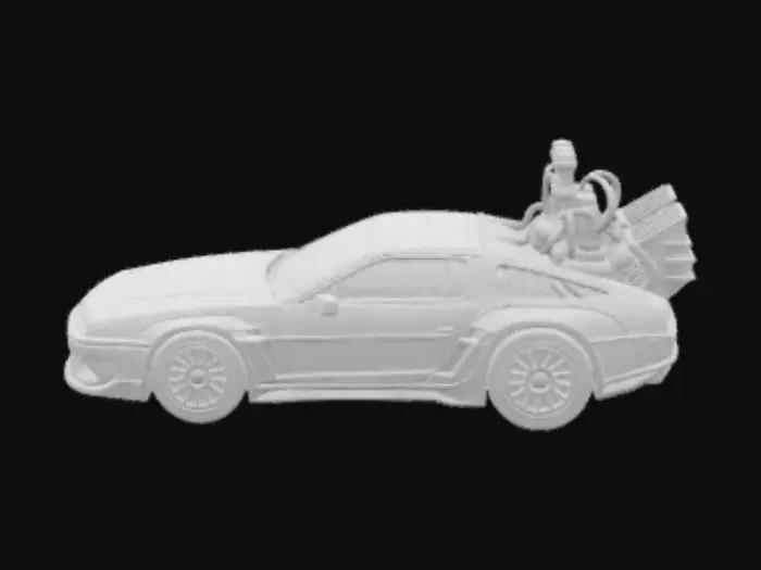 3D model for DeLorean DMC