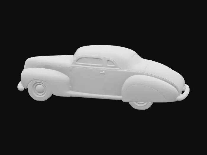 3D model for 1940 Mercury Coupe chopped custom