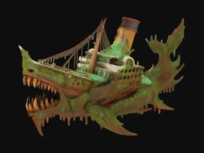 3D model for Titanic Devourer_#ocean#