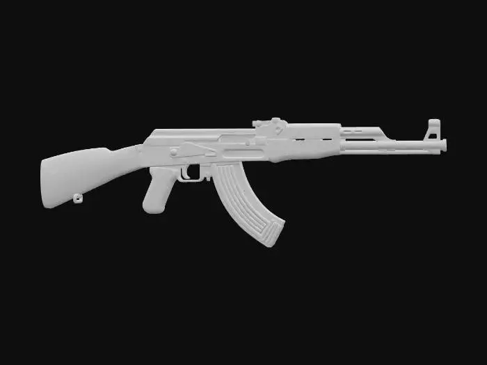 3D model for AK47,#PBR#
