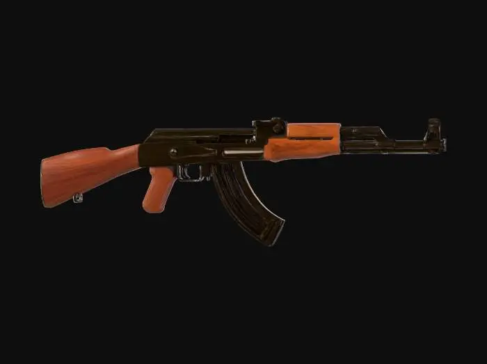 3D model for AK47,#PBR#