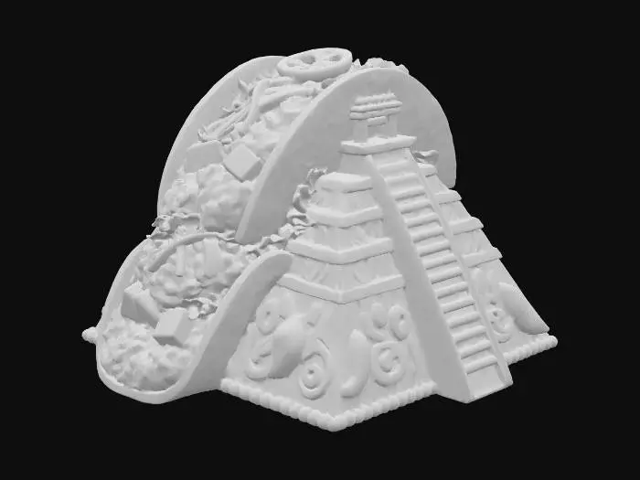 3D model for Taco_Pyramid,#food#