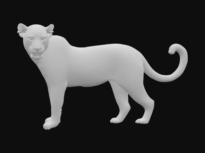 3D model for Majestic Leopard