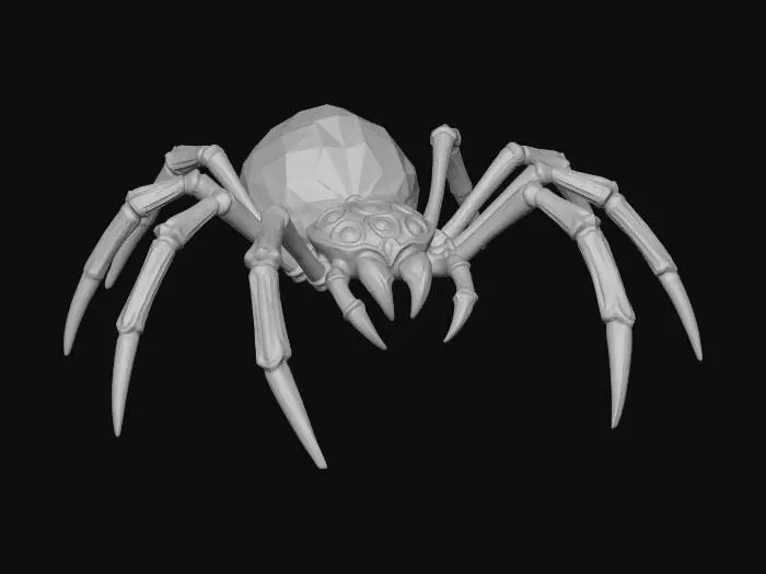 3D model for Halloween_Spider