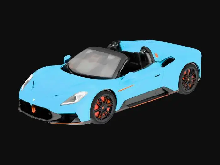 3D model for Maserati