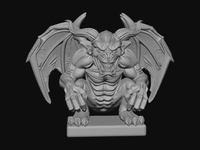 3D model for Gothic gargoyle