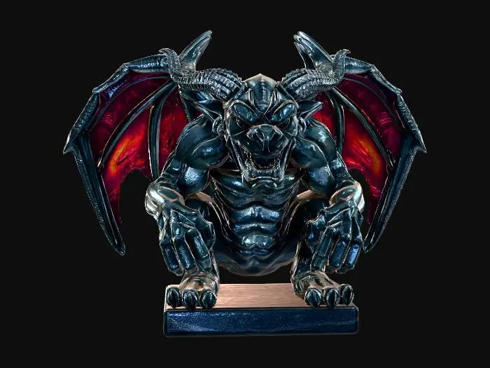 3D model for Gothic gargoyle