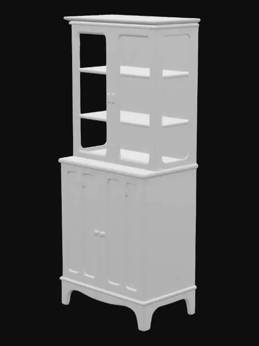 3D model for lommarp_vitrin_ikea