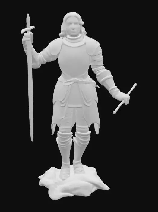 3D model for Joan of Arc #women#