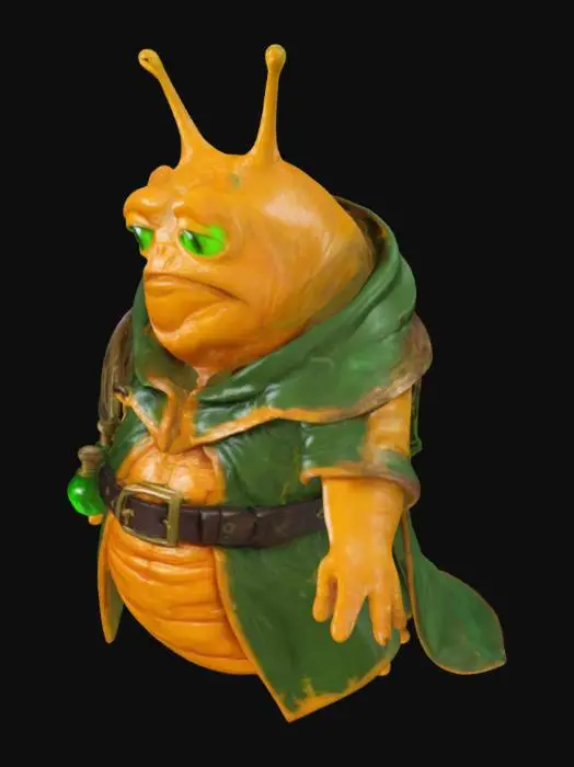 3D model for Glarnox Glarnox the Sluggish-Wrath A name fitting for a slug with authority and patience, yet hidden strength.