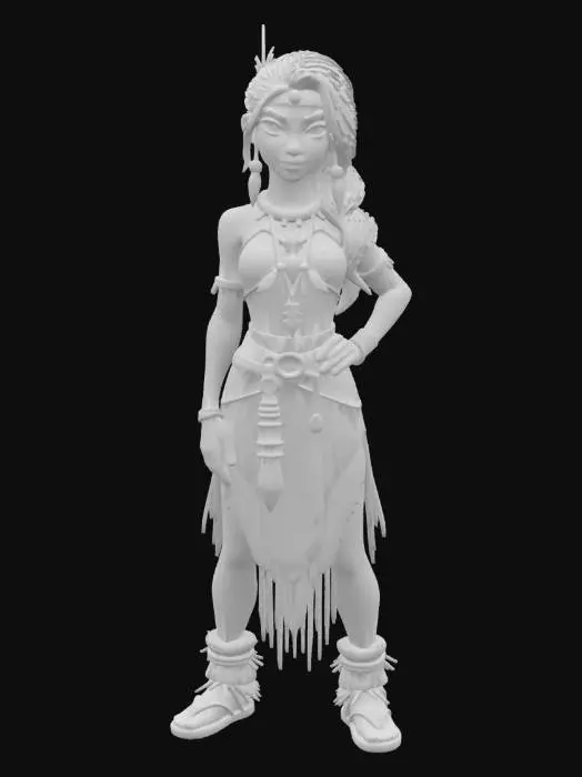 3D model for Native American