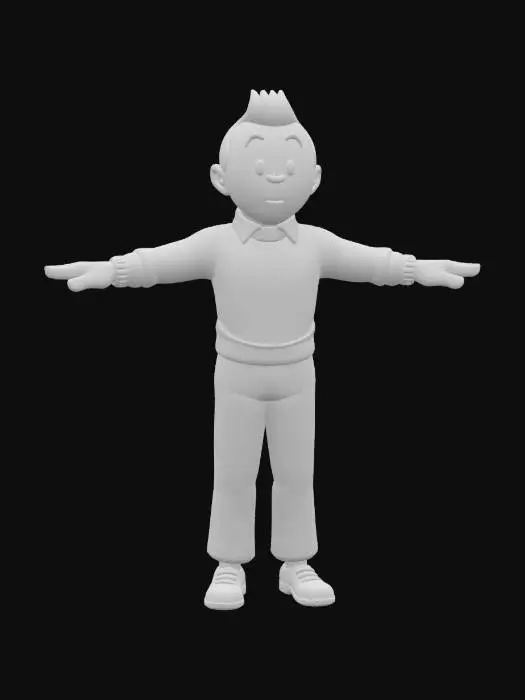 3D model for Tintin_1929
