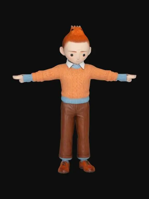 3D model for Tintin_1929