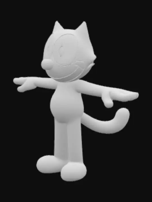 3D model for Felix the Cat