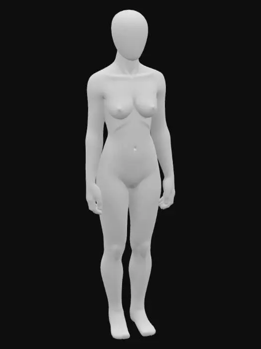 3D model for Full-body mannequin