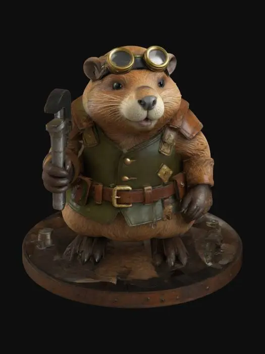 3D model for Bucky Steamtail