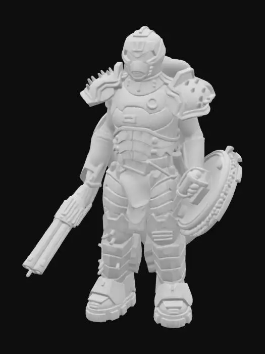3D model for Doom_Slayer