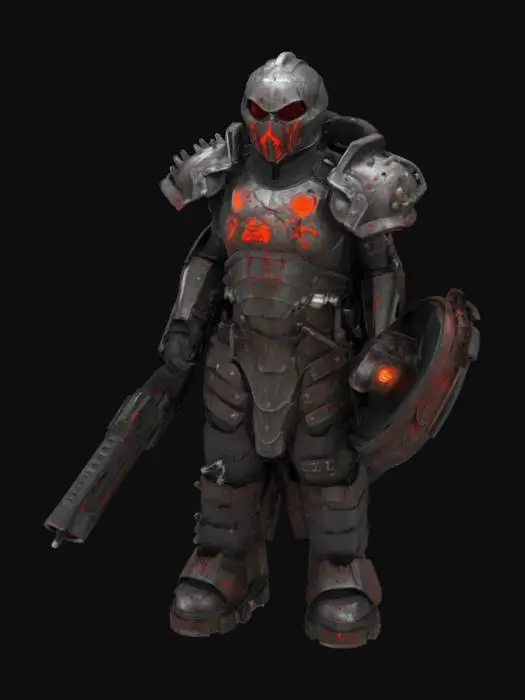 3D model for Doom_Slayer
