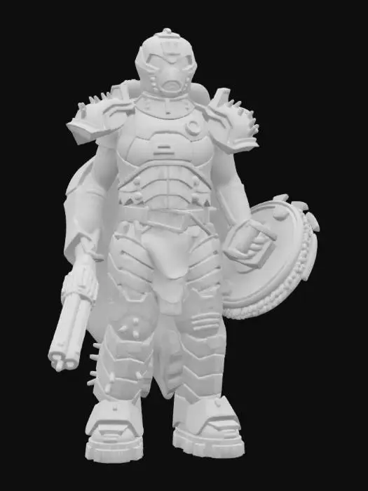 3D model for Doom_Slayer