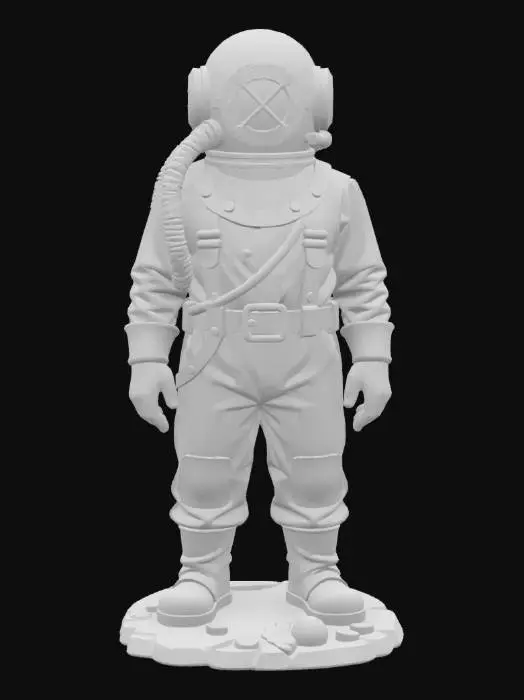 3D model for The Forgotten Diver #ocean#