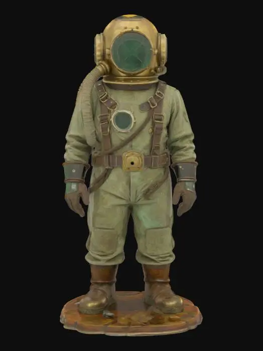 3D model for The Forgotten Diver #ocean#