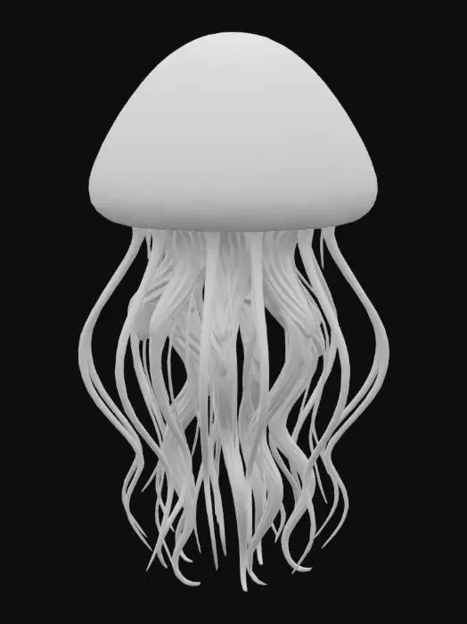 3D model for Starlight Jellyfish_#ocean_
