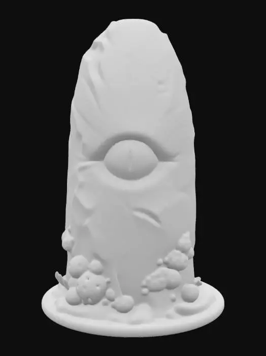 3D model for Leviathan Eye Monolith_#ocean#