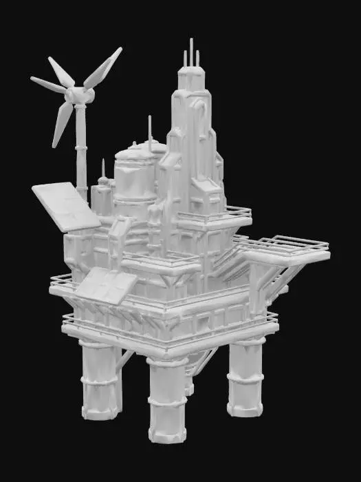 3D model for Triton Nexus Platform_#ocean#