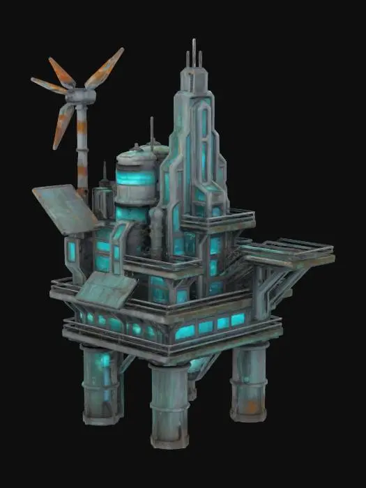 3D model for Triton Nexus Platform_#ocean#