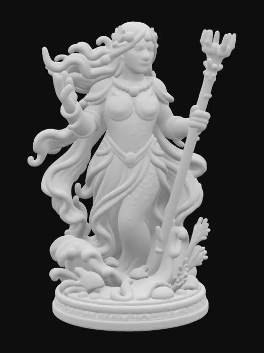 3D model for Sea Goddess_#ocean#