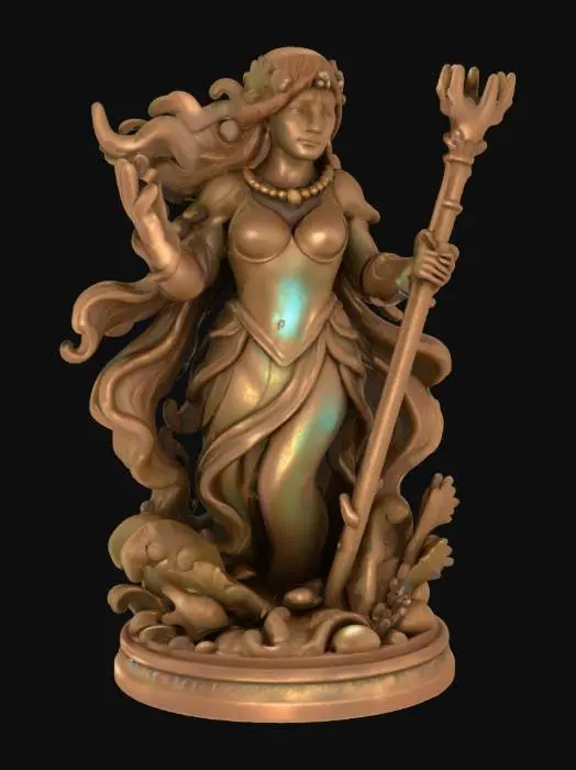 3D model for Sea Goddess_#ocean#