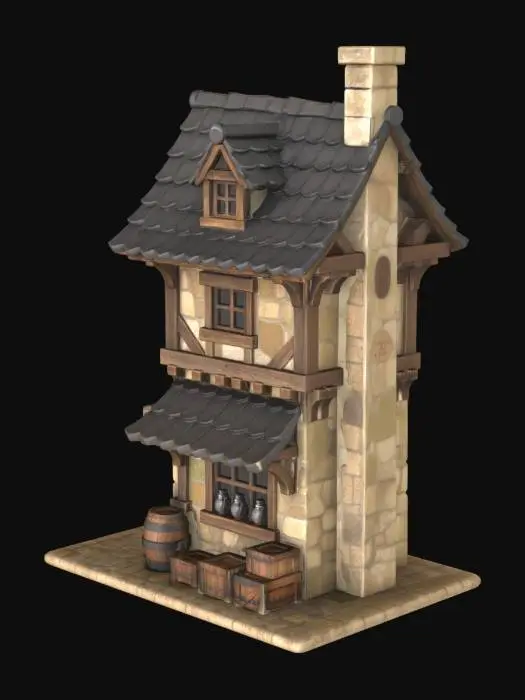 3D model for Alder & Ash Apothecary