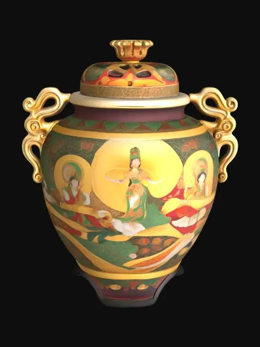 3D model for Japanese_Vase