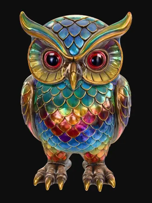 3D model for Owl_lowpoly