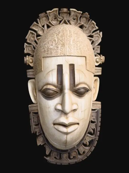 3D model for Queen_Mother_Pendant_Mask