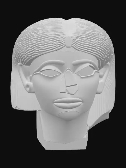 3D model for Head_sphinx_chlorite_Egypt