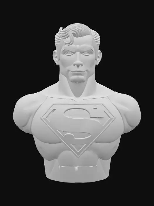 3D model for Superman_Bust