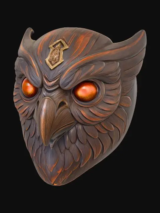 3D model for Owl_Tengu