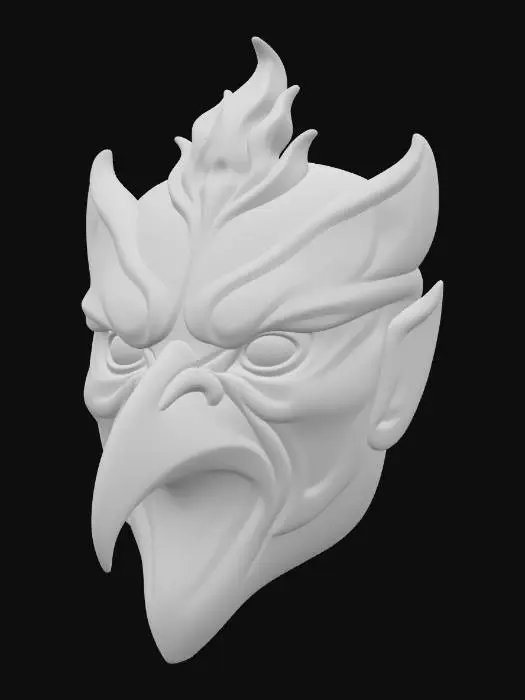 3D model for Phoenix_Tengu