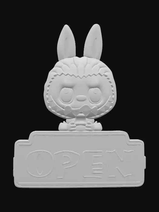 3D model for Labubu_Open