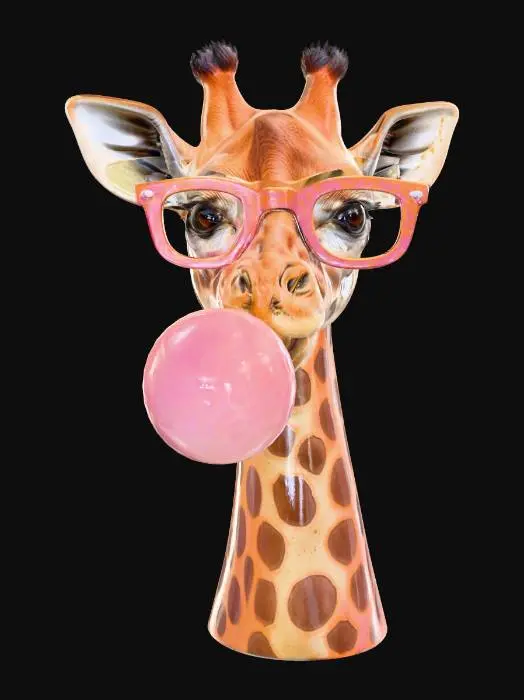 3D model for Giraffe_wearing_oversized_glasses